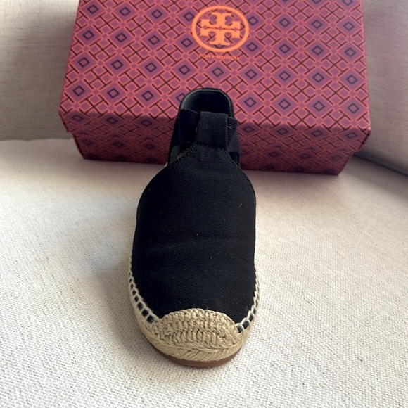 Tory Burch Perfect Black Espadrille Sandals. Size 8. New With All Packaging. - Picture 8 of 13